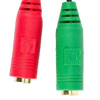 Cabo Y Divisor P2 Macho Para 2 P2 Fêmea Estéreo Fone Ouvido - 2