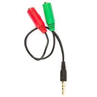 Cabo Y Divisor P2 Macho Para 2 P2 Fêmea Estéreo Fone Ouvido