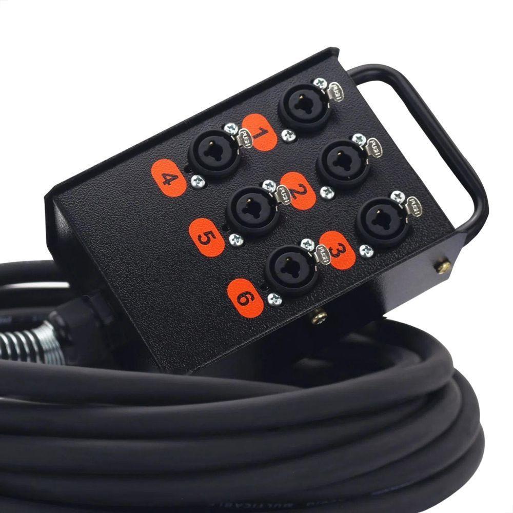 Medusa 6 Vias Com Conectores Combo - 25 Metros - 5