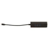 Hub Adaptador Usb-c Com 3 Portas Usb, Rede - Preto - 2