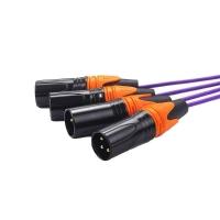 Medusa 4 Vias Montada Com Conectores Profissionais - 5 Metros