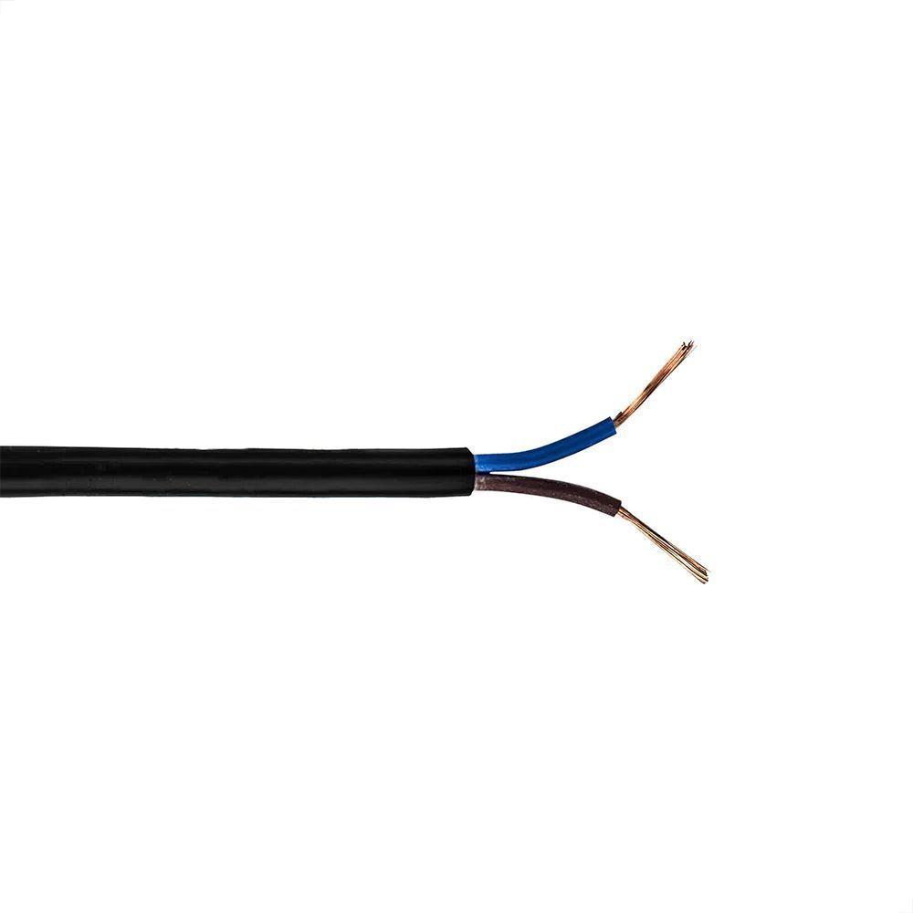 Cabo Pp 2x1,00 Mm Elétrico Flexível Preto - 5 Metros - 4