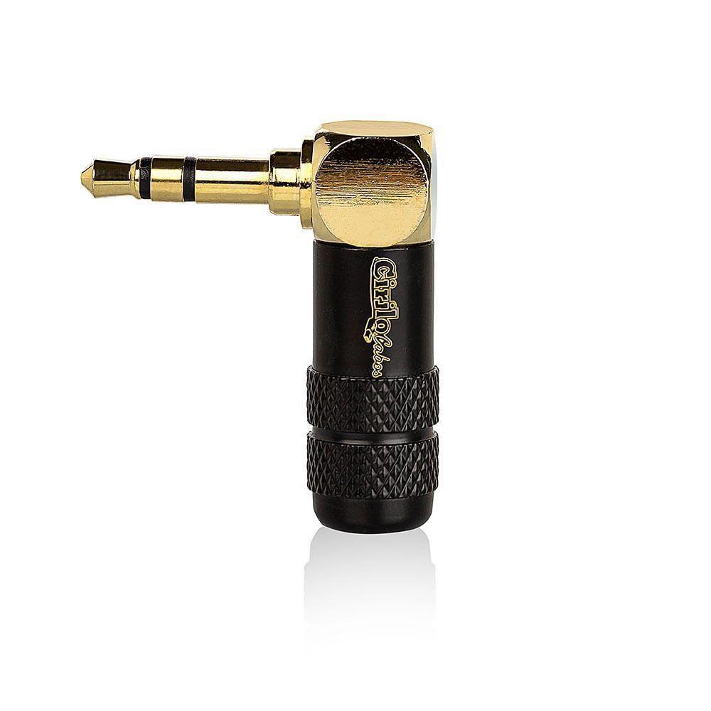 Conector P2 90 Graus Linha Gold - Cirilo Cabos - 3