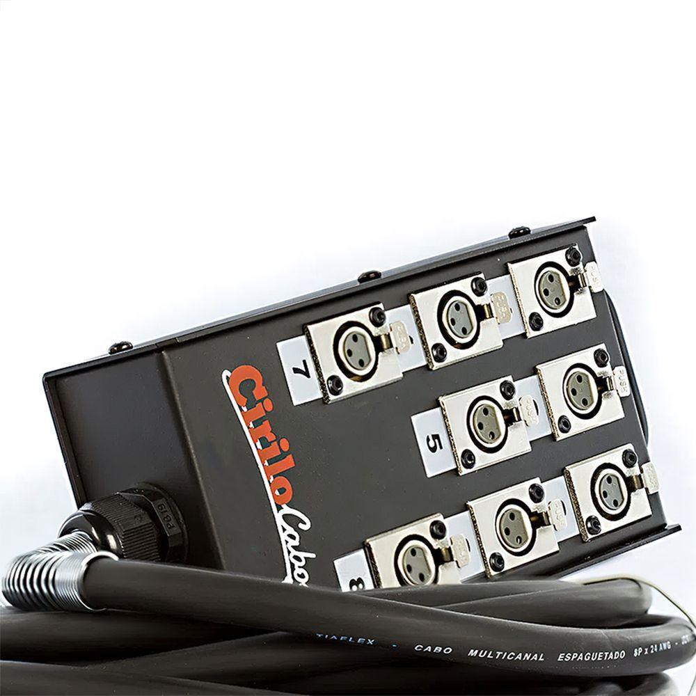 Medusa 8 Vias Com Conectores E Multicabos, Cirilo Cabos 40m - 2