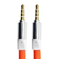 Cabo De áudio Estéreo Flat P2 Para P2 Com 10 Metros Laranja