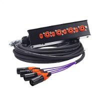 Medusa 4 Vias Montada Com Conectores Profissionais - 2 Metros - 1