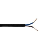 Cabo Pp 2x1,00 Mm Elétrico Flexível Preto - 1 Metro