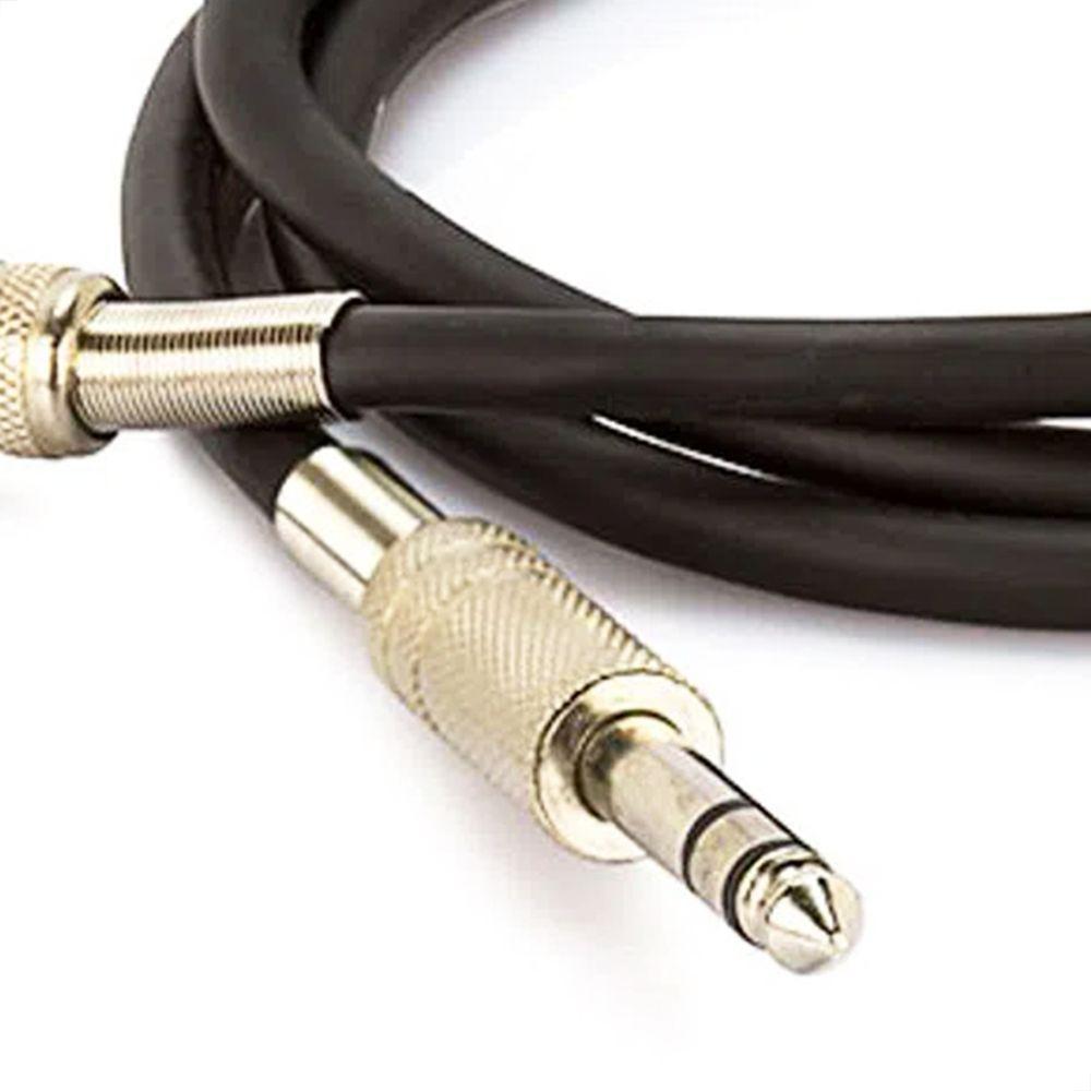 Cabo P10 Para P10 Estereo Preto - 5 Metros - 2