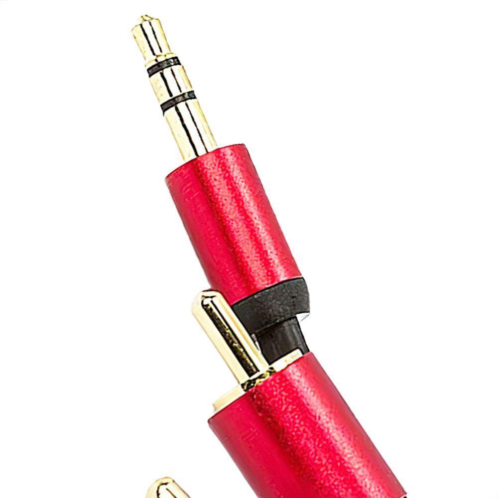 Cabo Conector P2 Estéreo Para Rca Profissional - 2 Metros - 2