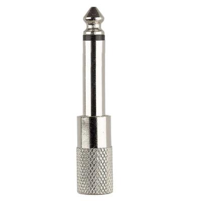 Adaptador Plug P10 Jack Niquelado Mono