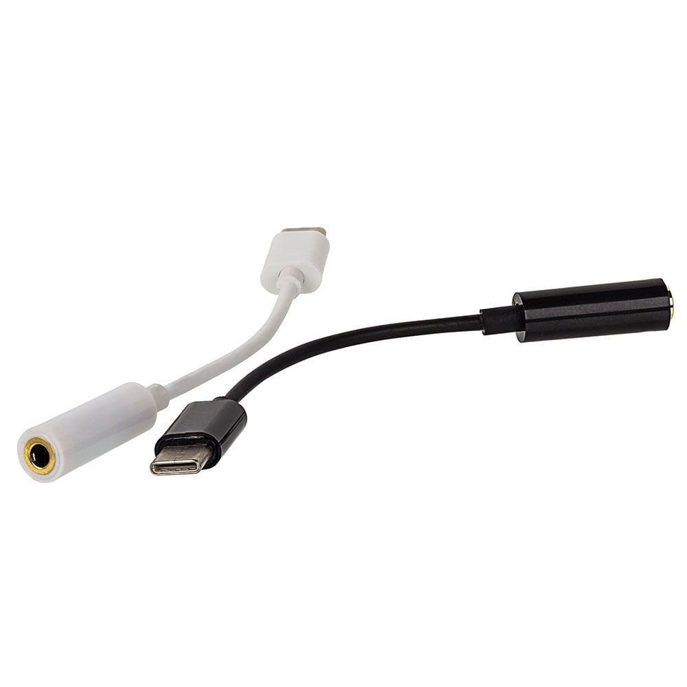 Cabo Adaptador Usb-c Para Fone De Ouvido P2 - Branco - 2