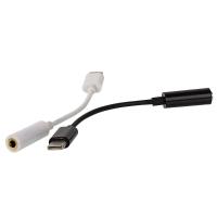 Cabo Adaptador Usb-c Para Fone De Ouvido P2 - Branco - 2