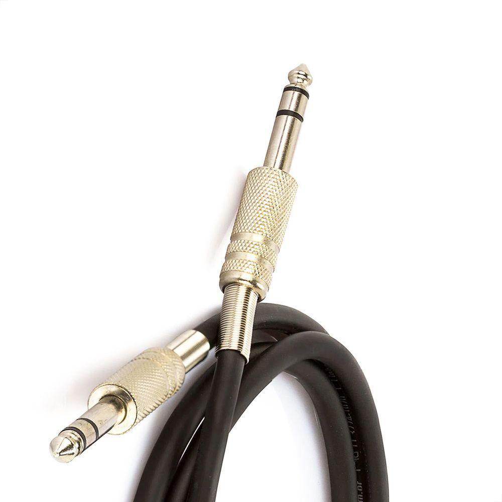 Cabo P10 Para P10 Estereo Preto - 45 Metros - 6
