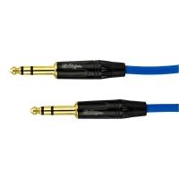 Cabo P10 Para P10 Estereo Profissional - Azul 30 Metros