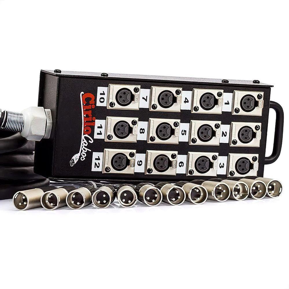 Medusa 8 Vias Montadas Conectores Santo Angelo - 40 Metros - 2