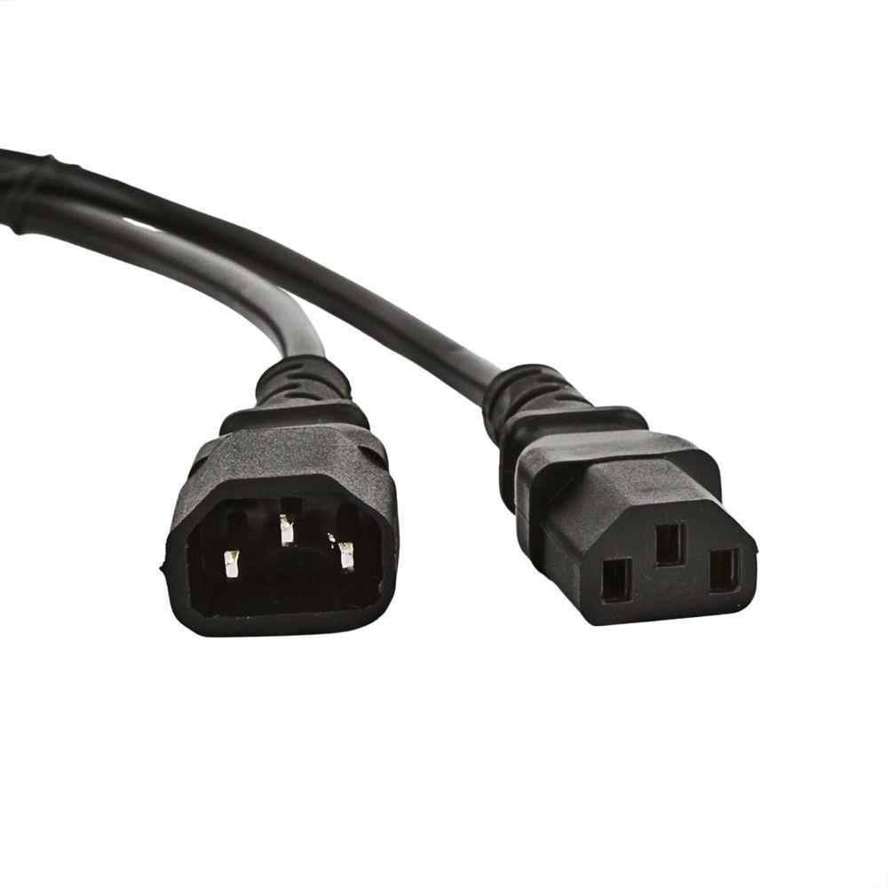 Extensão Cabo De Força Preto - 1,5 Metro - 1