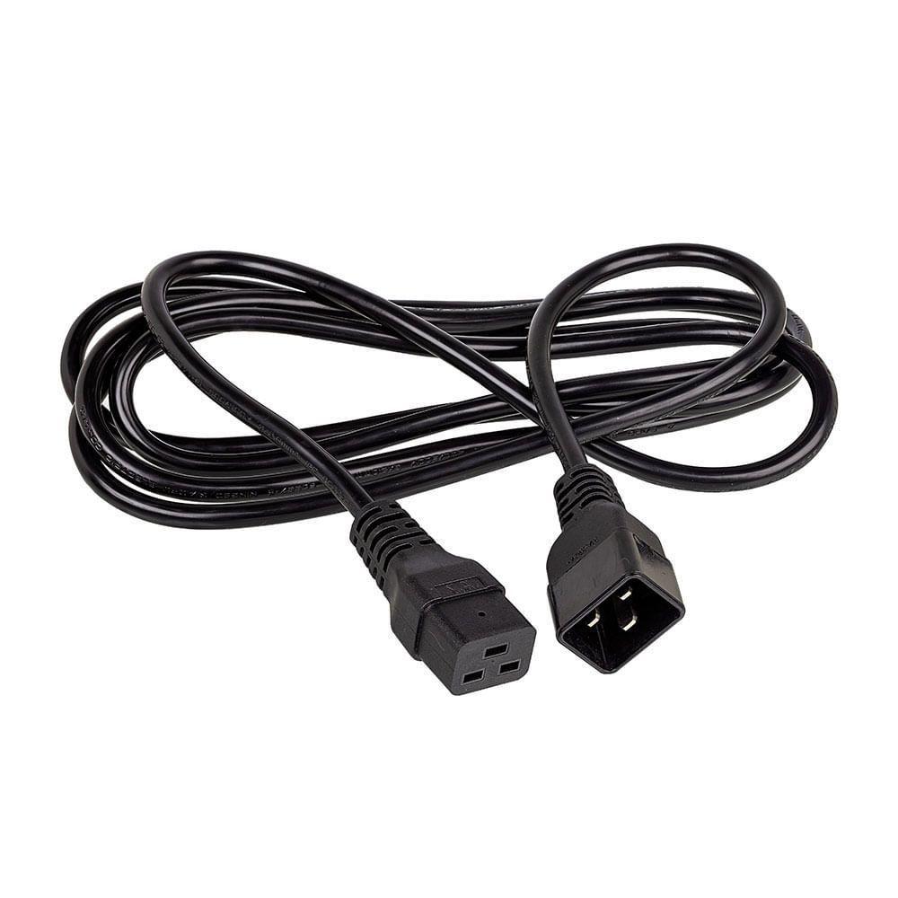 Extensão De Cabo De Força Iec C20-c19 - 3 Metros - 1