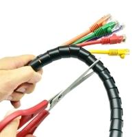 Organizador Fios E Cabos Spiraduto 1-4 Preto - 15 Metros - 2