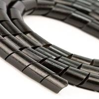 Organizador Fios E Cabos Spiraduto 1-4 Preto - 45 Metros