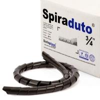 Organizador Fios E Cabos Spiraduto 3-4 Preto - 4 Metros - 1