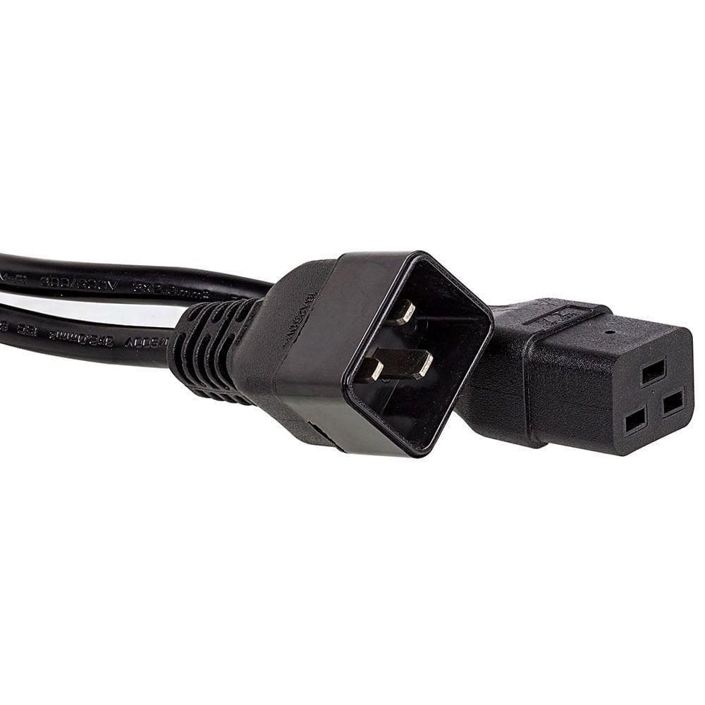 Extensão De Cabo De Força Iec C20/c19 - 2 Metros - 2