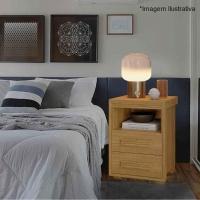 Mesa De Cabeceira 2 Gavetas Tóquio 100% Mdf - Casa Chick Cinamomo - 5