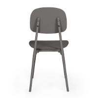 Cadeira De Jantar Itália Para Sala/cozinha Em Polipropileno - Cinza