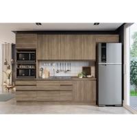 Balcão de Cozinha Maxxi G746 4 Gavetas e 1 Porta c/Tampo 120cm Nogal/Nogal - Kappesberg - 3