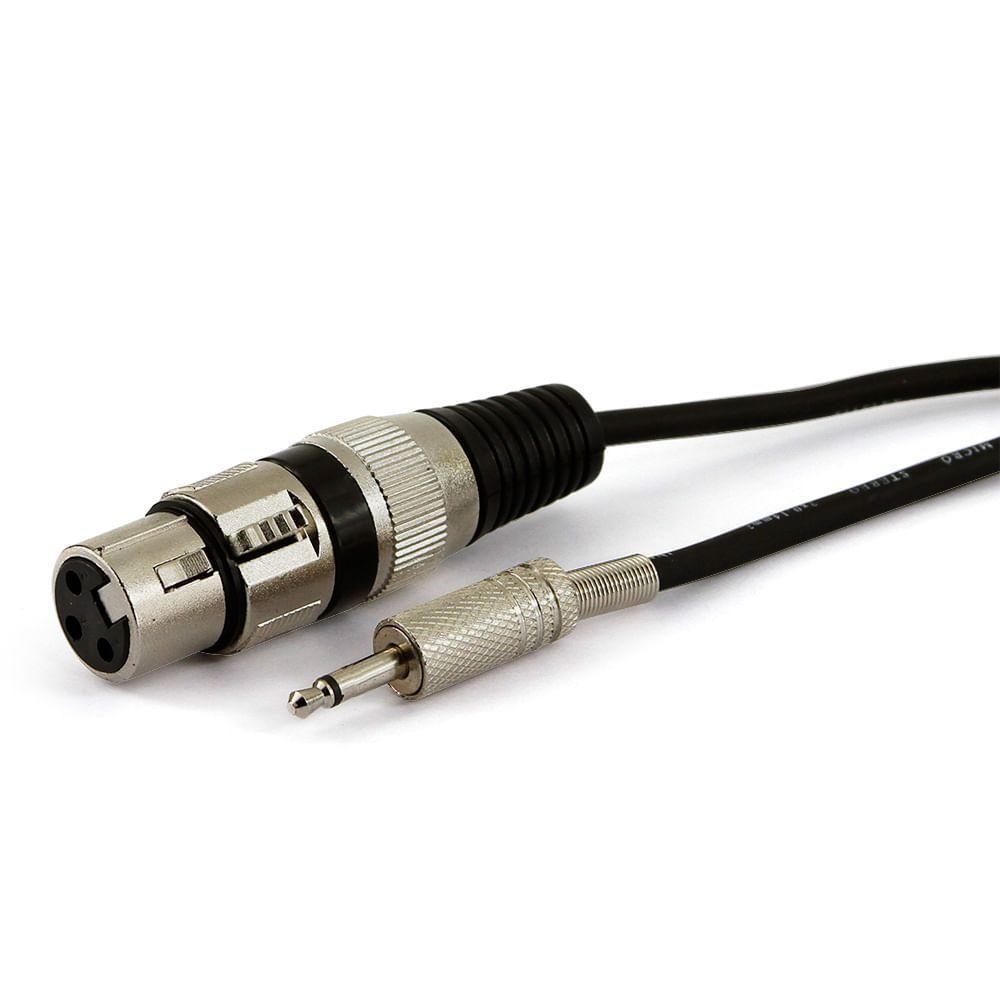 Cabo P2 Mono Para Xlr Femea - 45 Metros - 1