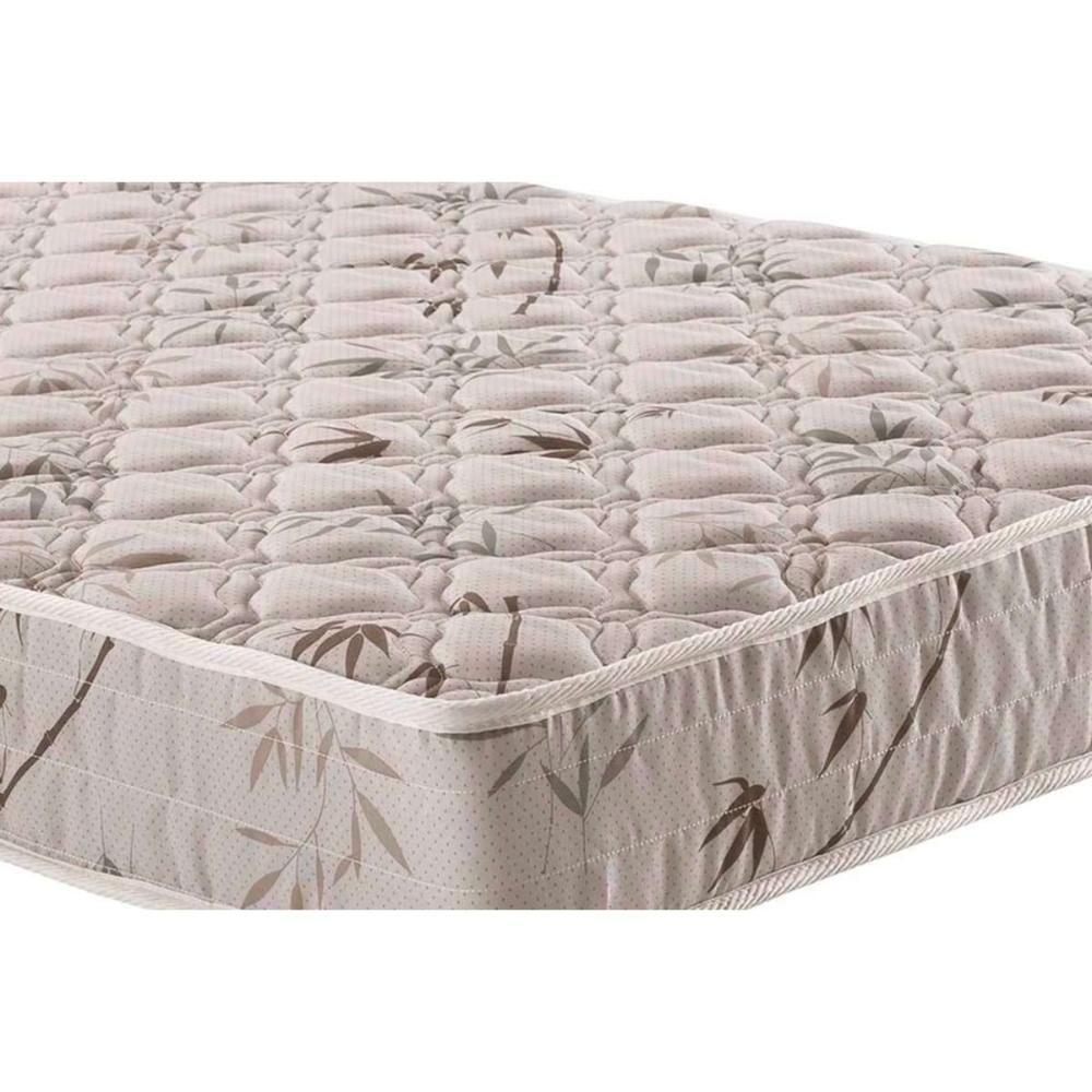 Conjunto Box Baú Solteiro: Colchão Espuma Herval D28 St .Louis + Base CRC Suede Clean(88x188) - 2