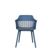 Kit Com 4 Cadeiras Montreal Com Estrutura Em Polipropileno Fratini Azul - 6