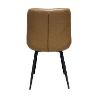 Kit Com 2 Cadeiras Haifa Assento Em Mdf E Base Em Aço Fratini Caramelo - 6