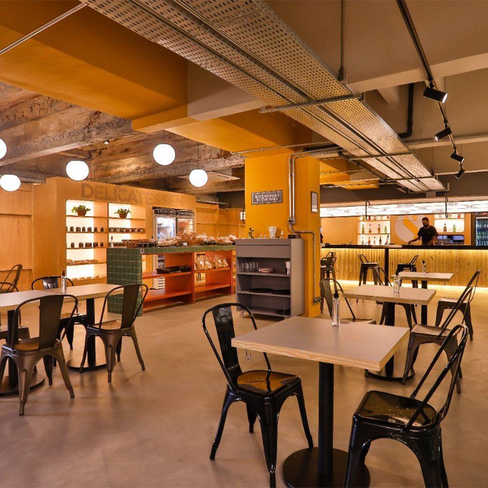 Kit Com 2 Cadeiras Berlim Estrutura Em Aço Com Pintura Automotiva Fratini Preto - 3