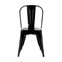 Kit Com 2 Cadeiras Berlim Estrutura Em Aço Com Pintura Automotiva Fratini Preto