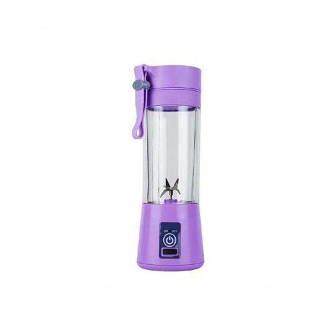 Mini Liquidificador Portátil Eletrico Juice Cup - Azul - 5