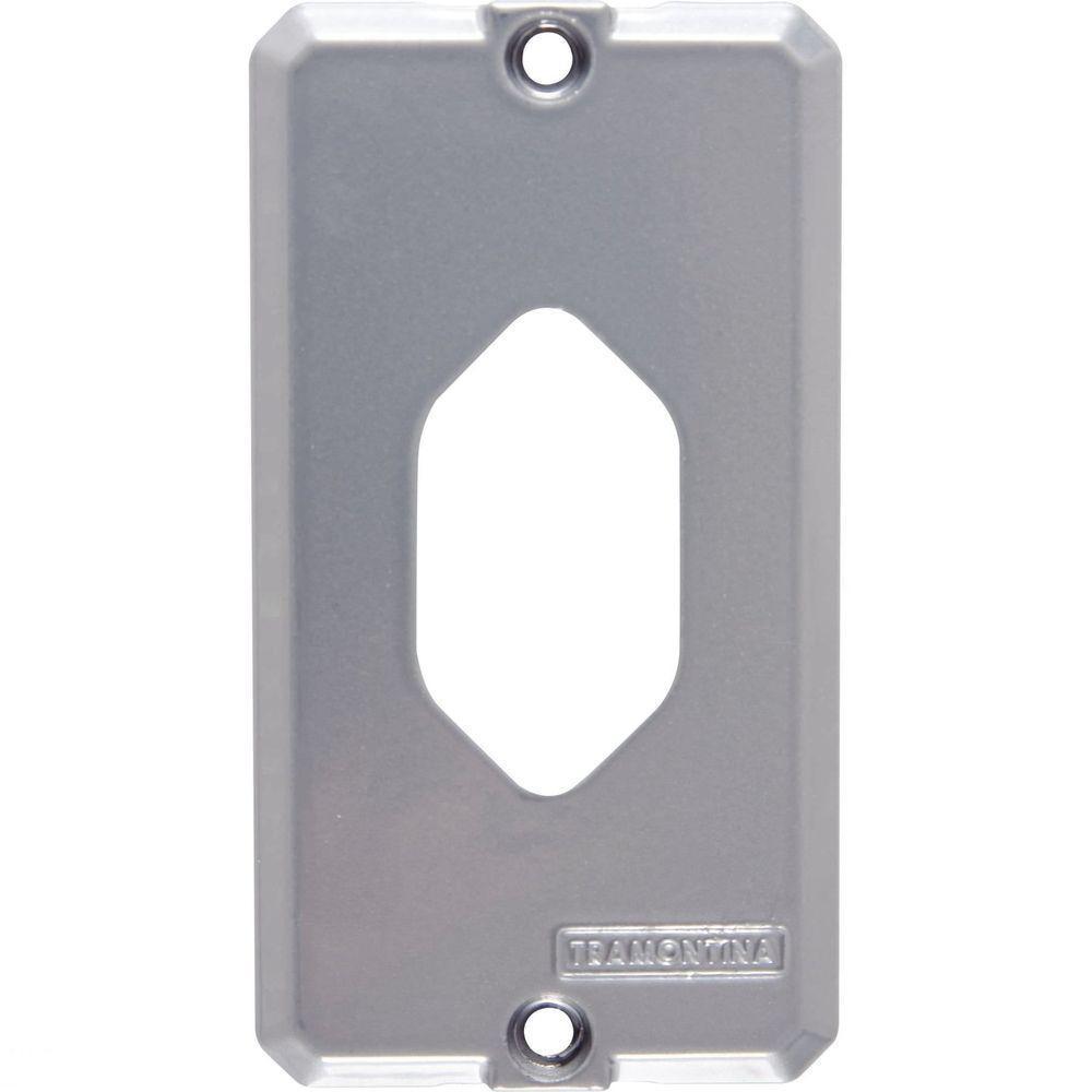 Tampa Para Condulete 1-2" E 3-4" Com 1 Posto Vertical Tramontina - 1