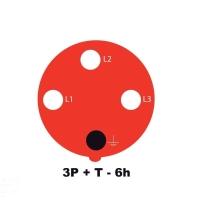 Tomada De Acoplamento Industrial 3p+t 16 A 380-415 Vca 6 H Tramontina Tramontina - 3