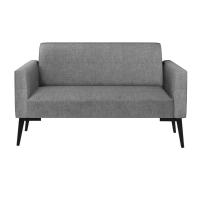 Sofá Namoradeira Pés Villach Marisa Linho D03 - D\'rossi Cor A26 Grafite - 3