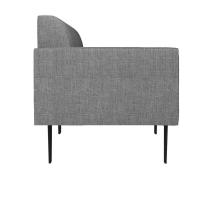 Sofá Namoradeira Pés Villach Marisa Linho D03 - D\'rossi Cor A26 Grafite - 5