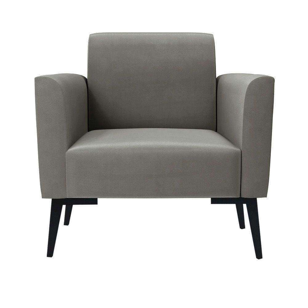 Poltrona Pés Villach Marisa Suede D03 - D\'rossi Cor Grafite - 5