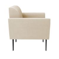 Kit 2 Poltronas Pés Villach Marisa Suede D03 - D\'rossi Cor Bege - 3