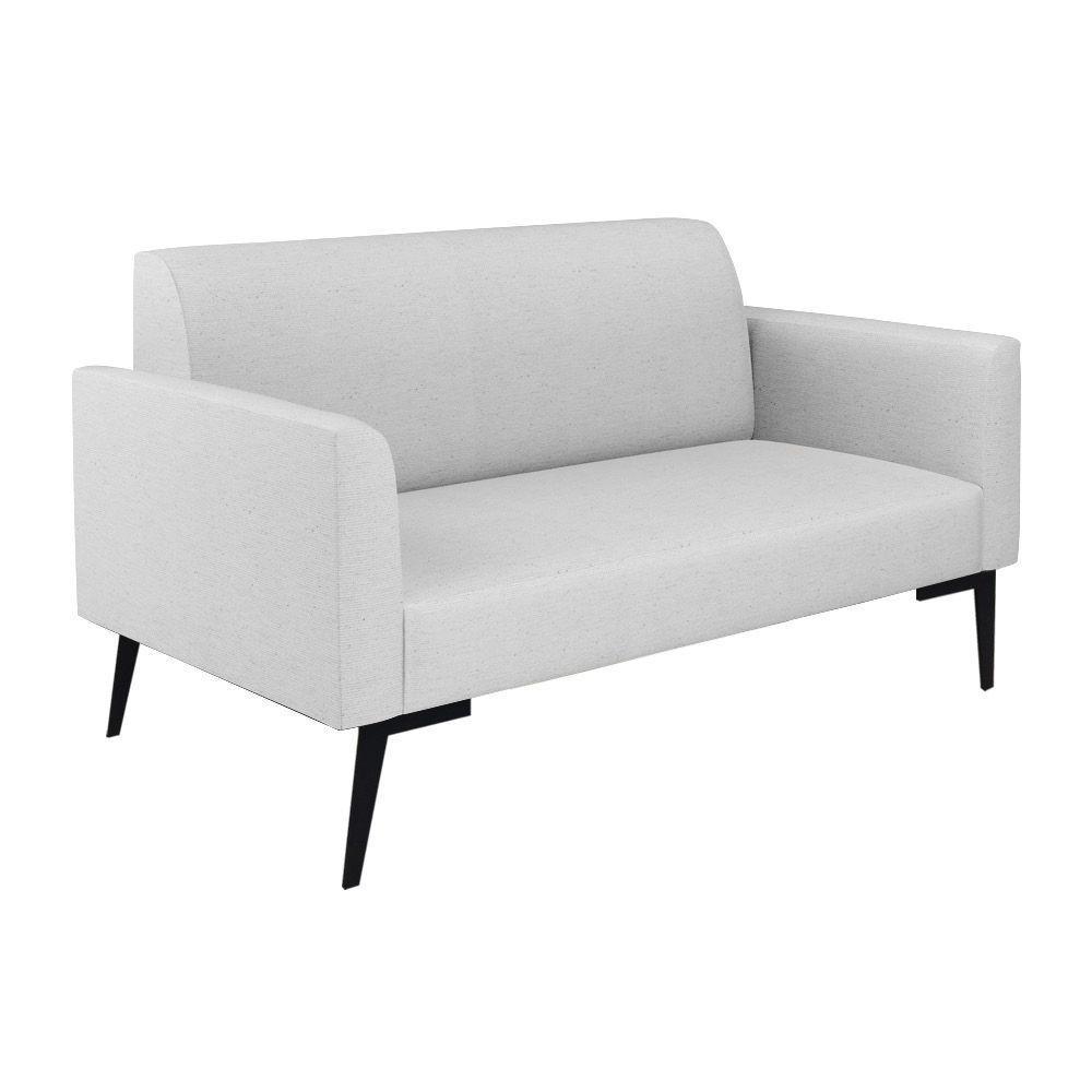 Sofá Namoradeira Com 2 Poltronas Pés Villach Marisa Linho D03 - D\'rossi Cor A05 Cinza - 5