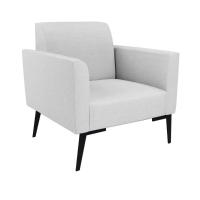 Sofá Namoradeira Com 2 Poltronas Pés Villach Marisa Linho D03 - D\'rossi Cor A05 Cinza - 3