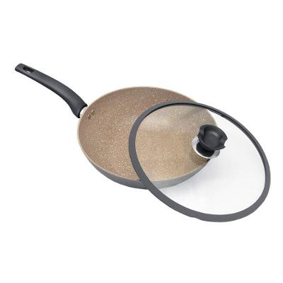 Panela Wok Orleans A5 30cm Revestida Em Granito Com Tampa - Casa Dos Fogões