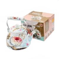 Chaleira Esmaltada Charm Paris 2,5l Sem Apito Com Indução - Casa Dos Fogões - 2