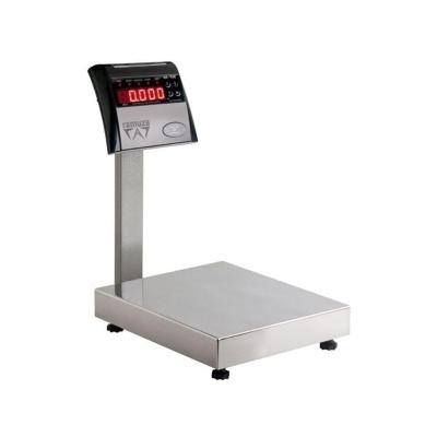 Balança Eletronica 150/50kg 40x28cm Com Coluna Pad Ramuza 2282