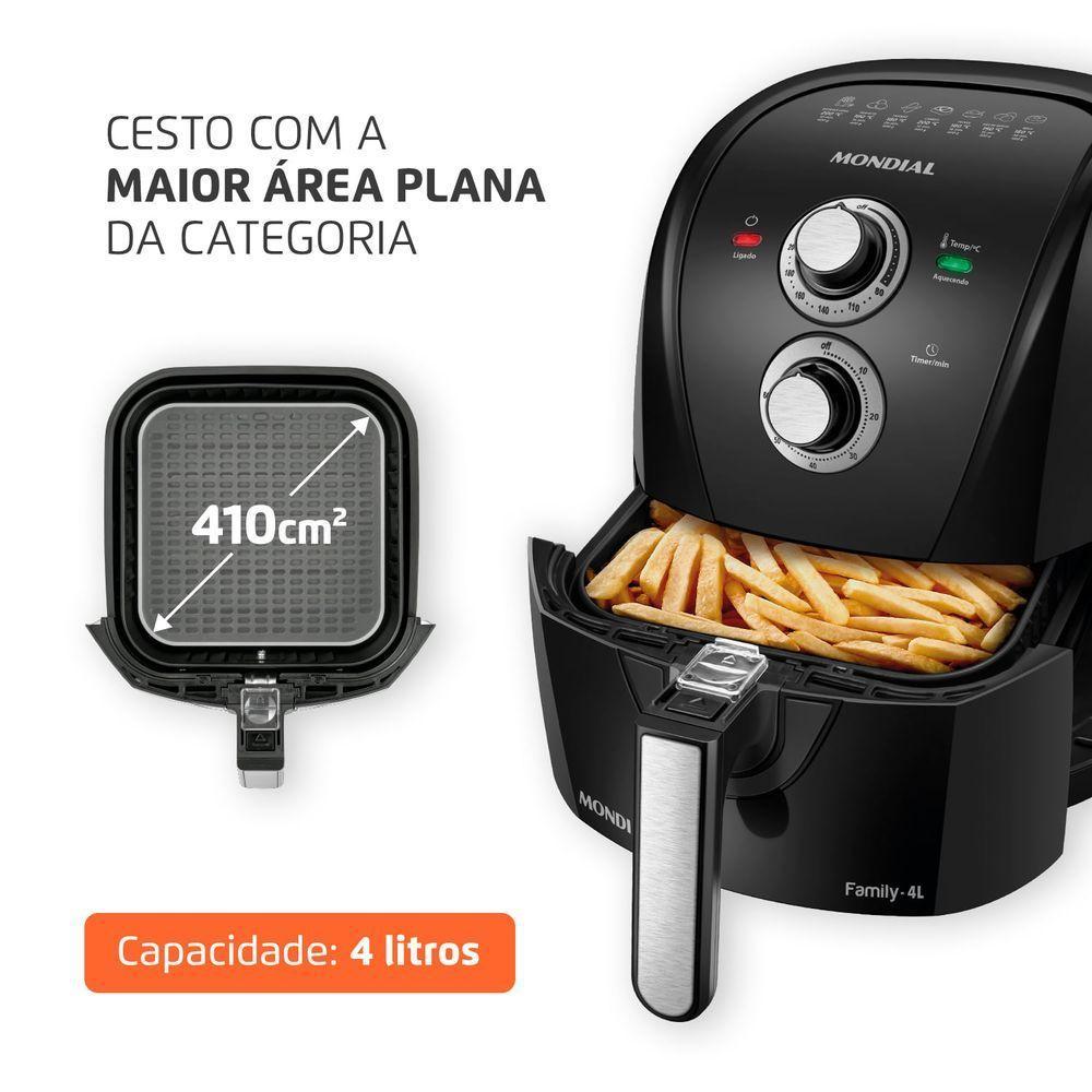 Fritadeira Sem Óleo Air Fryer Mondial AFN-40-BFS 60hz 127V - 2
