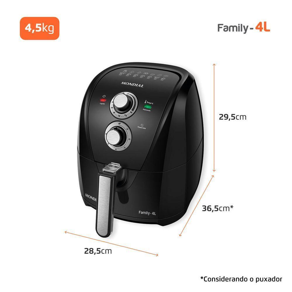 Fritadeira Sem Óleo Air Fryer Mondial AFN-40-BFS 60hz 127V - 4