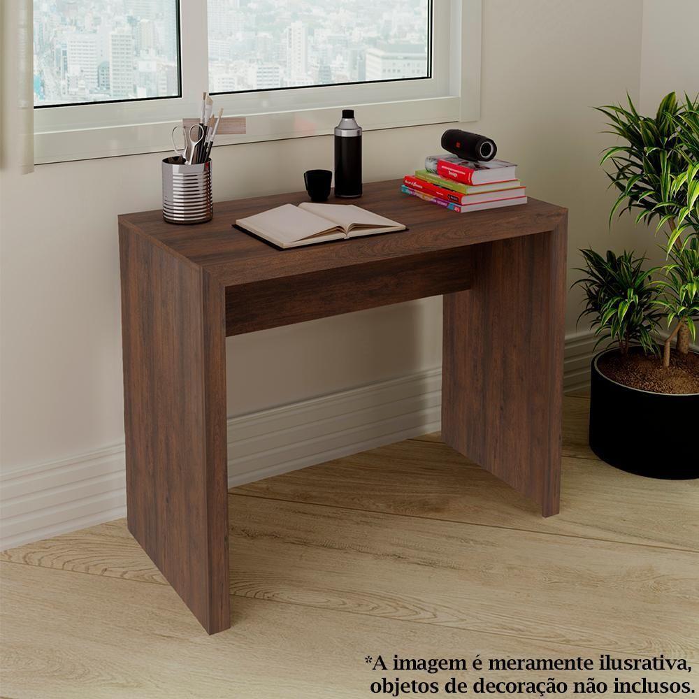 Escrivaninha Mesa Escritorio Me4139 Rustico Tecno Mobili Rustico - 2