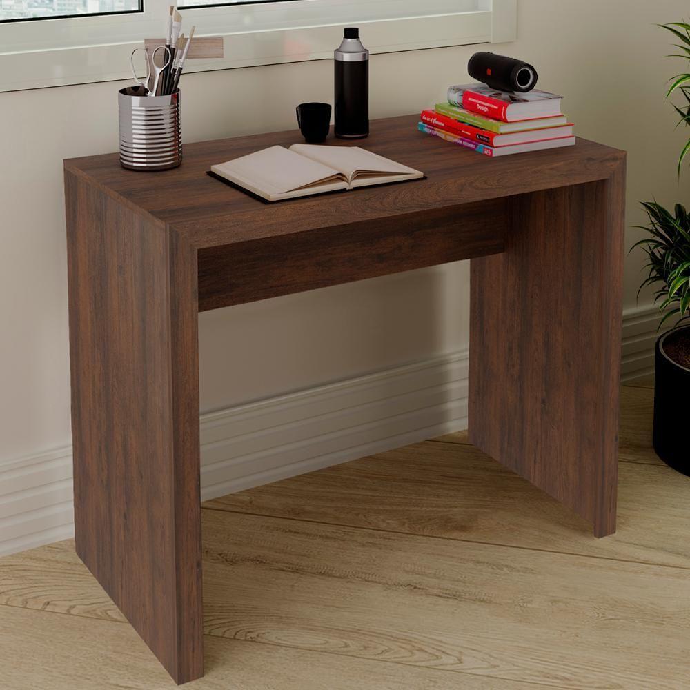 Escrivaninha Mesa Escritorio Me4139 Rustico Tecno Mobili Rustico - 5